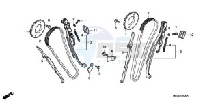 VT750CA9 UK - (E / MKH MME ST) drawing CAM CHAIN