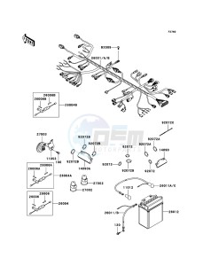 KVF360 KVF360B9F EU drawing Chassis Electrical Equipment