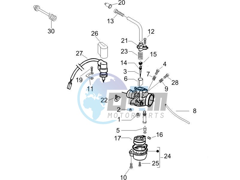 Carburetors components