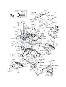 VULCAN_S_ABS EN650BFF XX (EU ME A(FRICA) drawing Rear Fender(s)