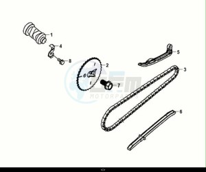 JET 14 125 AC (XC12W2-EU) (E5) (M1) drawing CAM SHAFT