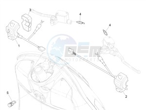 GTV 300 SEI GIORNI IE E4 ABS (APAC) drawing Selectors - Switches - Buttons