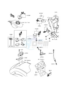 VULCAN 900 CUSTOM VN900CDF GB XX (EU ME A(FRICA) drawing Ignition Switch