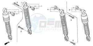 SES125 drawing REAR CUSHION