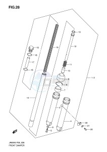 JR80 (P28) drawing FRONT DAMPER