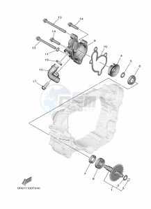 YZ65 (BR8M) drawing WATER PUMP