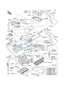 ZX 1200 B [NINJA ZX-12R] (B1-B4) [NINJA ZX-12R] drawing FUEL TANK -- B1_B2- -