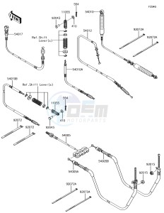 MULE SX 4x4 KAF400HHF EU drawing Cables