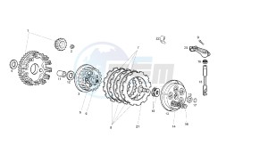 SENDA SM DRD RACING LTD - 50 CC EU2 drawing CLUTCH