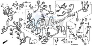 VFR800A9 France - (F / ABS CMF MME) drawing WIRE HARNESS (VFR800A)