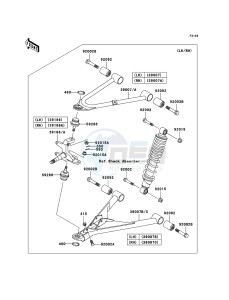 KLF300 KLF300-B18 EU GB drawing Front Suspension