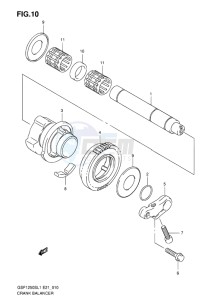 GSF-1250S BANDIT EU drawing CRANK BALANCER