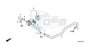 CB600FA39 France - (F / ABS CMF ST) drawing AIR INJECTION CONTROL VALVE