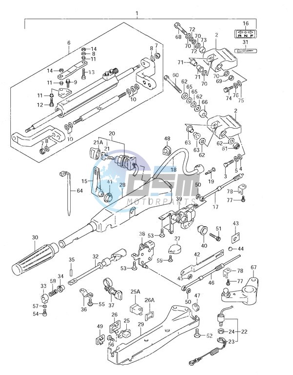 Tiller Handle (2004 & Newer)