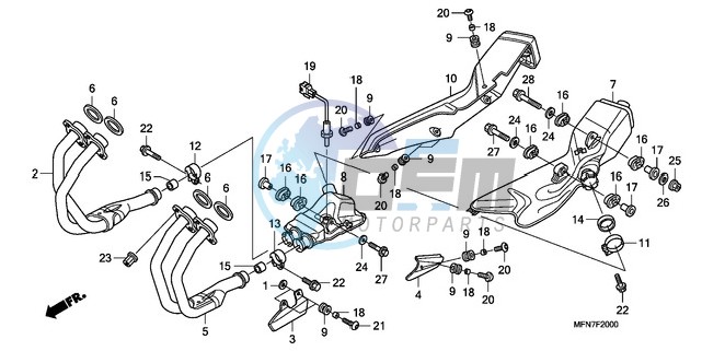 EXHAUST MUFFLER