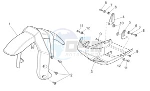 Stelvio 1200 1200 drawing Front mud.-Pillar