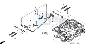 VFR8009 Ireland - (EK / MME) drawing THROTTLE BODY (COMPONENT PARTS)