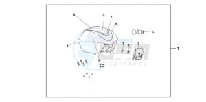 SH150D9 Europe Direct - (ED / KMH 2ED) drawing TOPBOX *NHA16P*