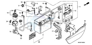 ST1300AC Pan Europoean -ST1300 CH drawing BATTERY