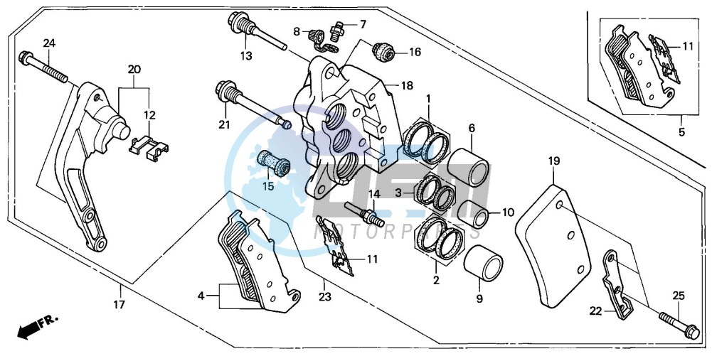 FRONT BRAKE CALIPER (2)