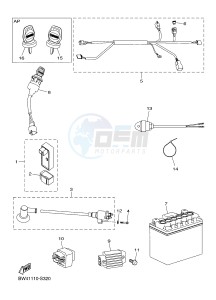 YFZ50 (BW47) drawing ELECTRICAL 1