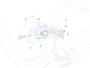 Wi-Bike Uni Mech Comfort 2017 (NAFTA) drawing Locks