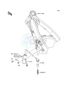 KX450F KX450FDF EU drawing Ignition System