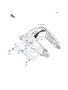 NINJA ZX-6R ZX600RGF FR GB XX (EU ME A(FRICA) drawing Chain Cover