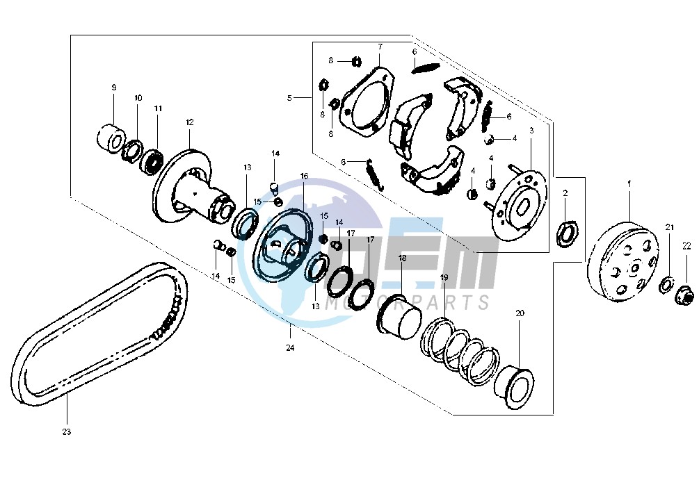 DRIVEN PULLEY