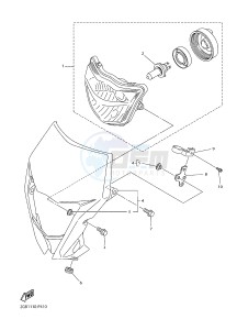 WR450F (2GC7 2GC8 2GC9 2GC9) drawing HEADLIGHT