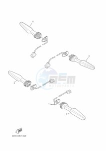 TRACER 7 MTT690 (B4T3) drawing FLASHER LIGHT