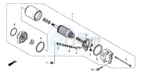 VFR800A drawing STARTING MOTOR