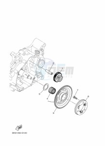 YZF125-A YZF-R125 (BGV3) drawing STARTER CLUTCH