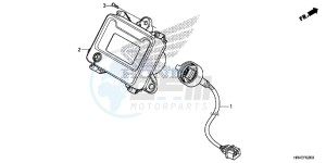 TRX500FM1G TRX500 Europe Direct - (ED) drawing METER