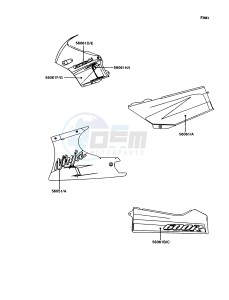 ZX 600 C [NINJA 600R] (C10) [NINJA 600R] drawing DECALS