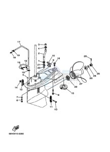 F100BETX drawing PROPELLER-HOUSING-AND-TRANSMISSION-2