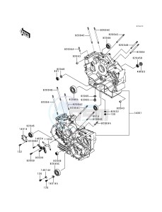 VN 800 B [VULCAN 800 CLASSIC] (B1-B5) [VULCAN 800 CLASSIC] drawing CRANKCASE