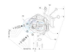 Fly 125 4t e3 (Vietnam) Vietnam drawing Cilinder head unit - Valve