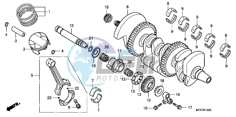 CRANKSHAFT/ PI STON