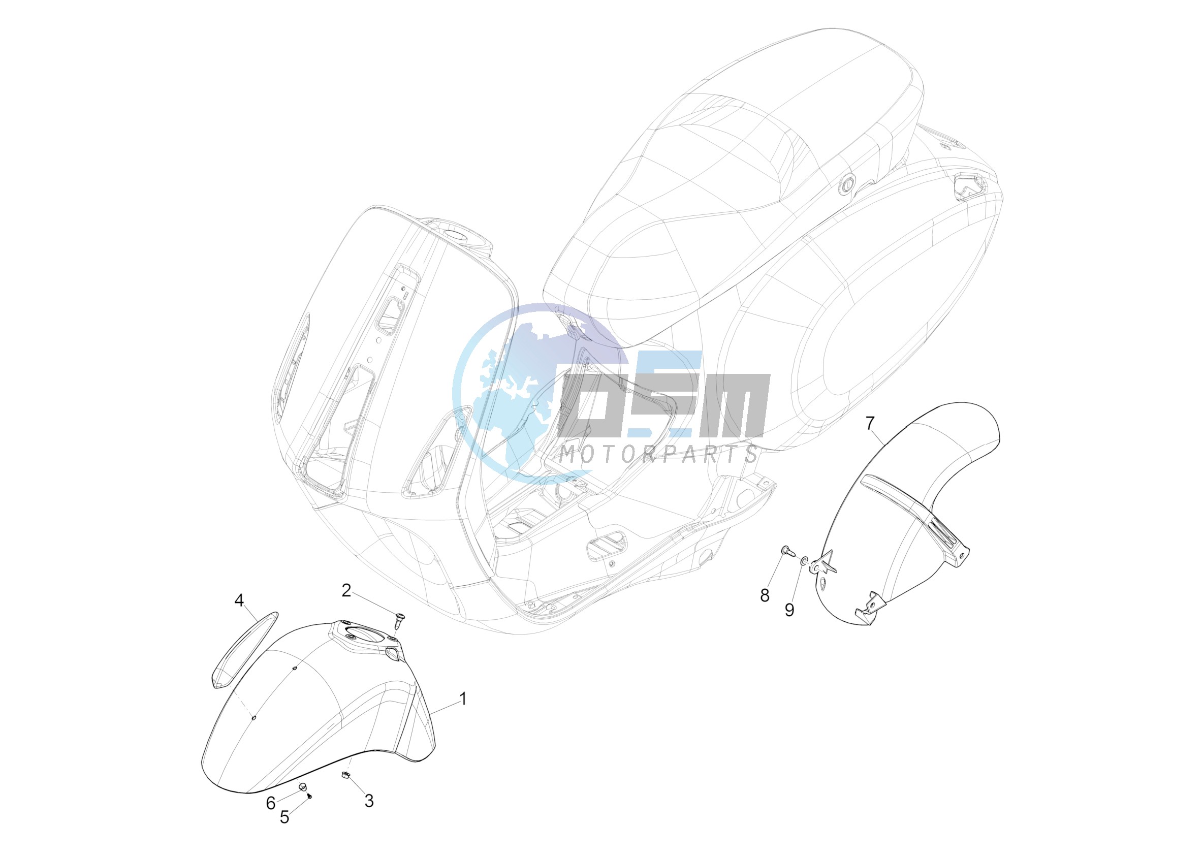 Wheel housing - Mudguard