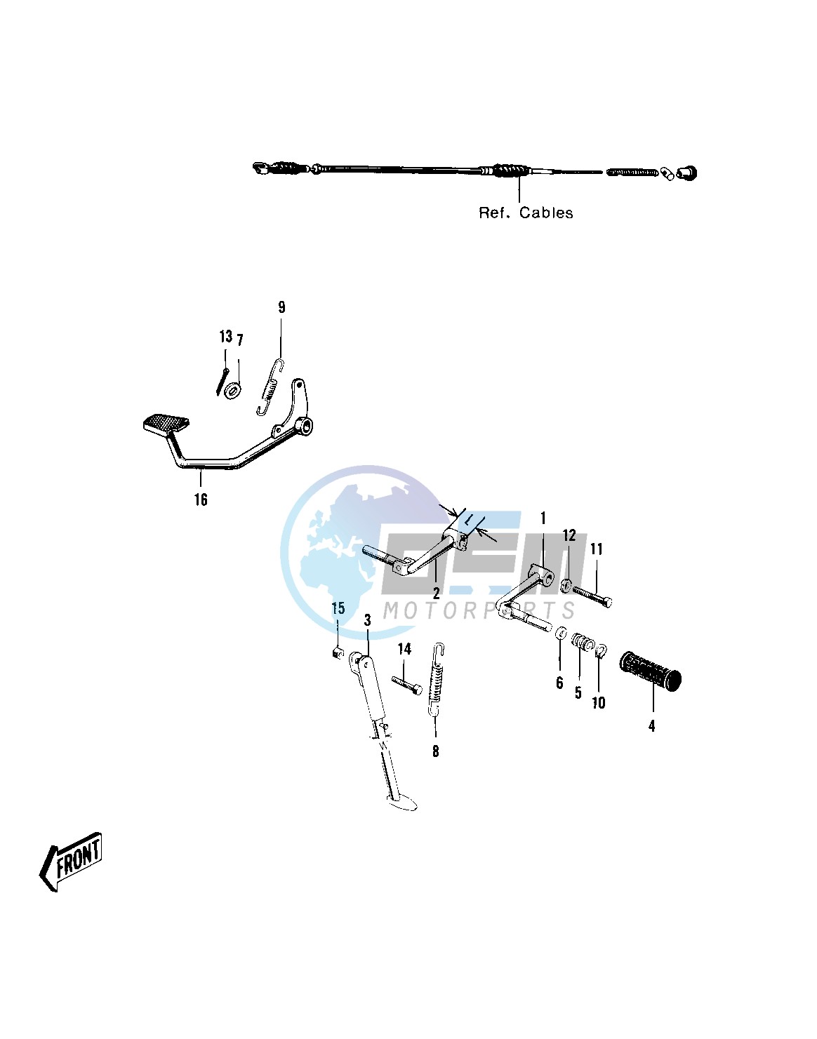 FOOTRESTS_STAND_BRAKE PEDAL