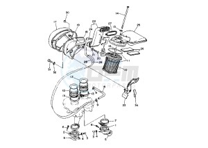 XV VIRAGO 535 drawing INTAKE