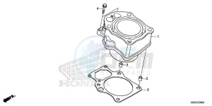 TRX420FA1F TRX420 Europe Direct - (ED) drawing CYLINDER