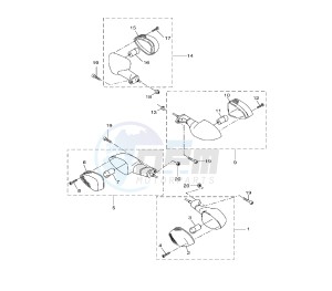 YZF R 125 drawing FLASHER LIGHT