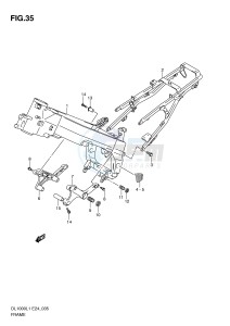 DL1000 (E24) V-Strom drawing FRAME