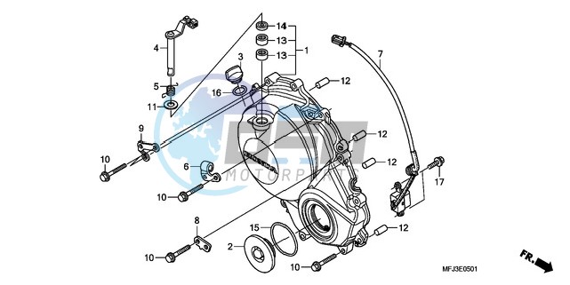 RIGHT CRANKCASE COVER (CBR600RR9,A/RA9,A)