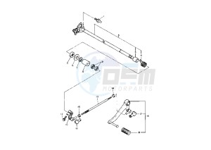 FZR 1000 drawing SHIFT SHAFT