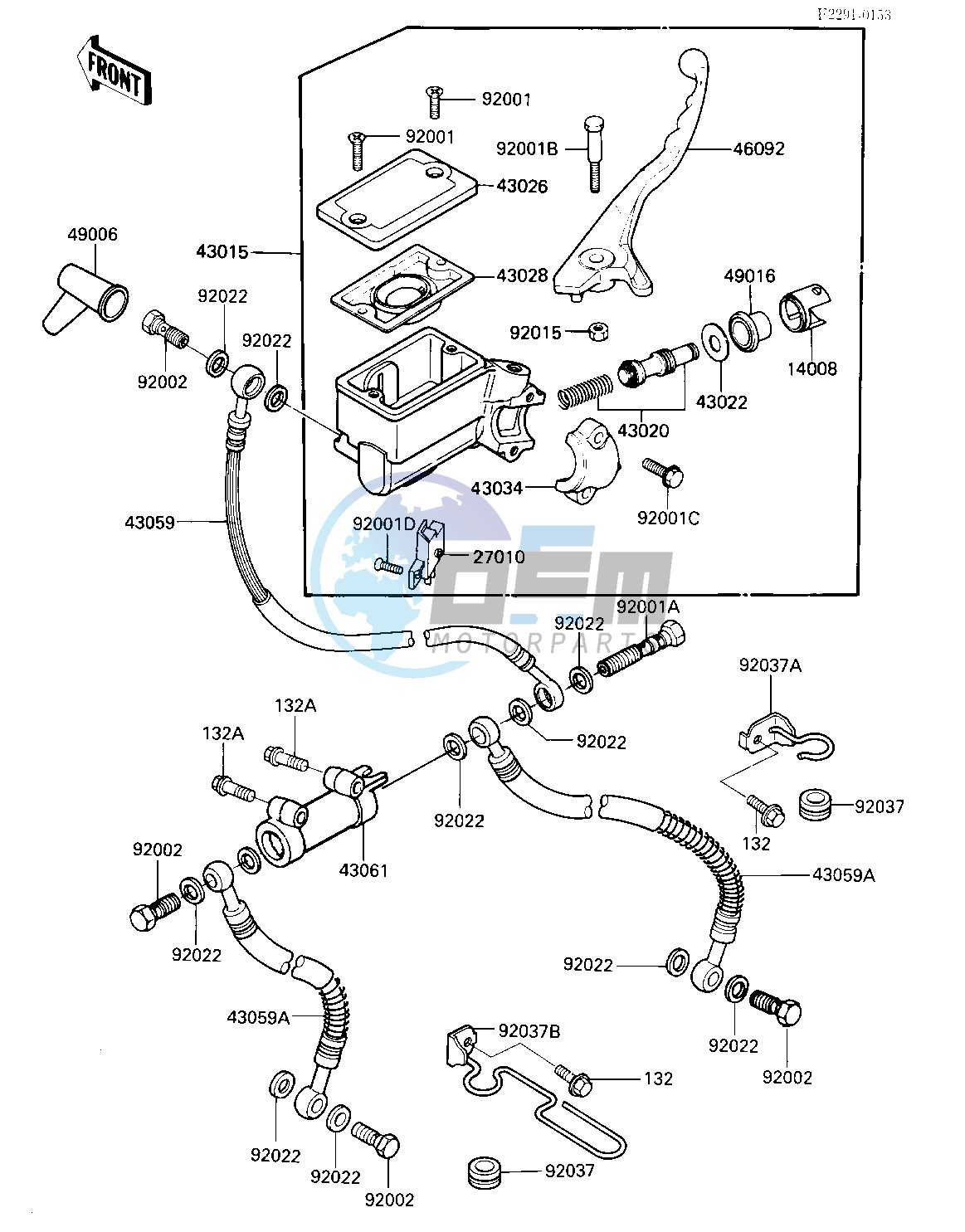 FRONT MASTER CYLINDER