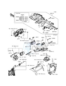 NINJA_ZX-6R ZX600REF FR GB XX (EU ME A(FRICA) drawing Chassis Electrical Equipment