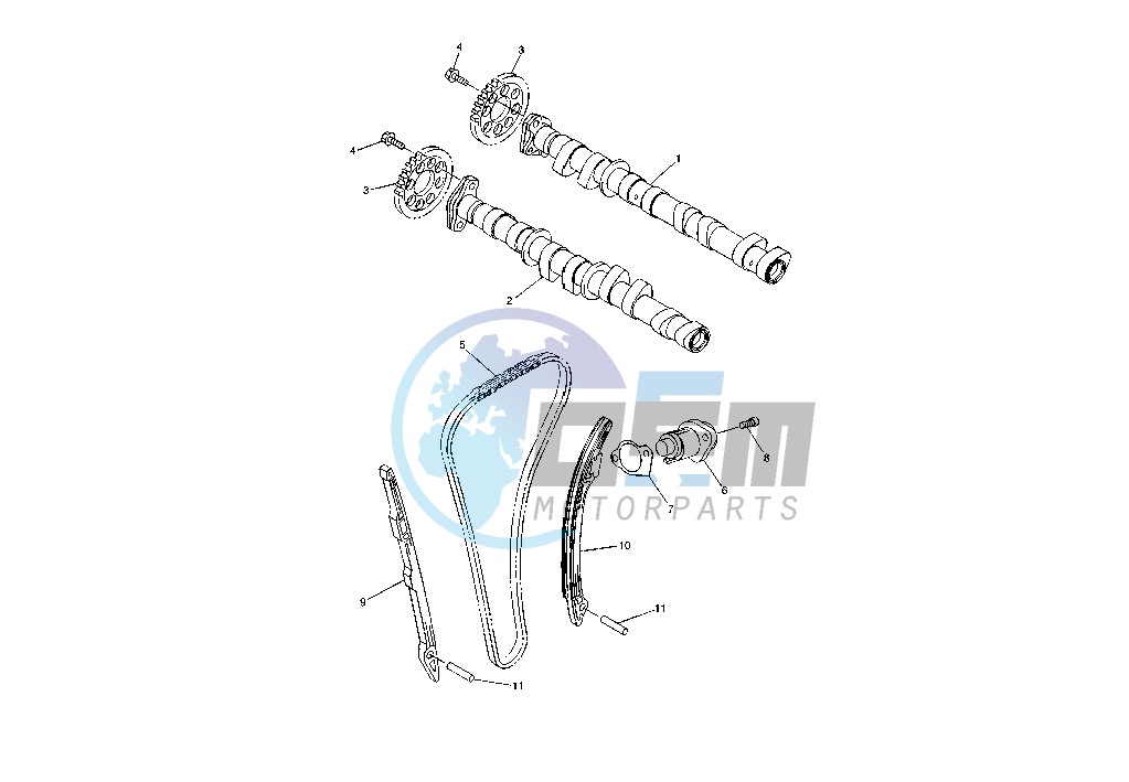 CAMSHAFT- CHAIN